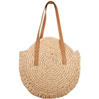  - ShopINess Bolso de rafia redondo